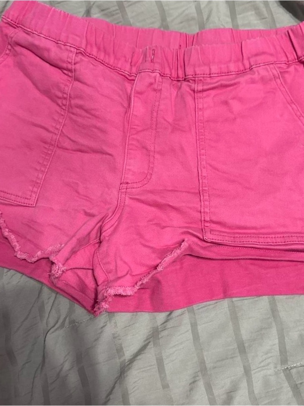 YMI Hot Pink High Waist Casual Drawstring Shorts